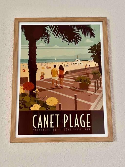 Studio Cote Plage Tout Equipe Vue Sur Le Canigou Canet-en-Roussillon Eksteriør bilde